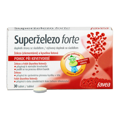 Superželezo forte Favea 30 tablet