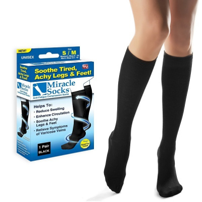 Kompresní zdravotní ponožky Miracle Socks 2 páry (Balení obsahuje 1 pár)