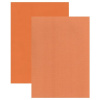 Ursus Barevný papír - perleťová texturovaná čtvrtka oranžová