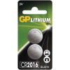 GP Lithium knoflíková baterie CR2016/2 (2ks)