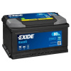 Autobaterie Exide Excell 12V, 80Ah, 700A, EB802