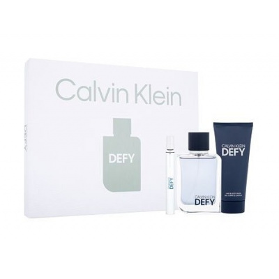 Calvin Klein CK Defy - EDT 100 ml + sprchový gel 100 ml + EDT 10 ml