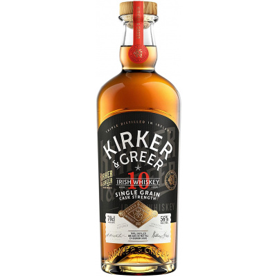 Kirker and Greer KIRKER & GREER 10 yo Single Grain CASK STRENGHT 56 % 0,7 l (holá láhev)