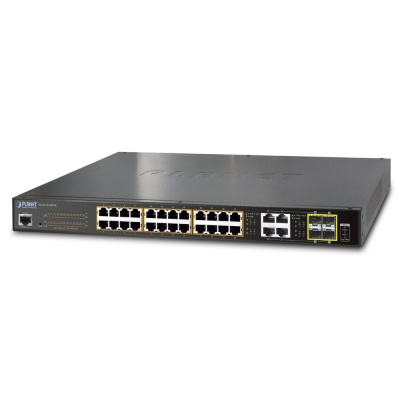 Planet GS-4210-24PL4C L2 switch, 28x1Gb, 4x1Gb SFP, 24x PoE 802.3at 430W (GS-4210-24PL4C)