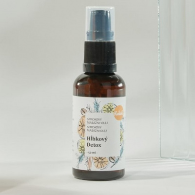 Kvitok Sprchový masážní olej proti celulitidě - Hloubkový detox 50ml