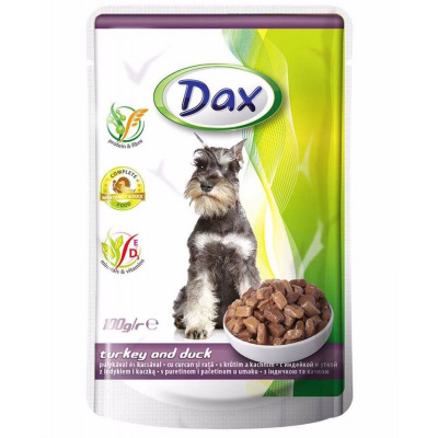Dax kapsa Dog krůta & kachna 100 g