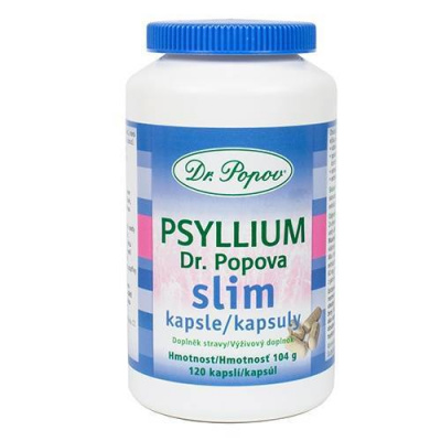 Dr.Popov Psyllium SLIM 120 kapslí