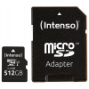 Intenso 512GB micro SDXC Premium UHS-I + adaptér