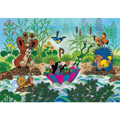 Dino Toys Puzzle Krtečkova plavba 100XL