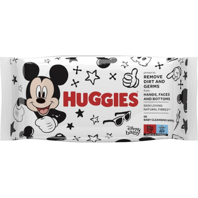 HUGGIES® Ubrousky vlhčené Mickey Mouse 56 ks