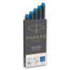 Inkoustové bombičky Parker, omyvatelné 5 ks, modrý (plnící pero)