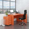 Rauman Sestava kancelářského nábytku SimpleOffice 2, 140 cm, pravá, třešeň