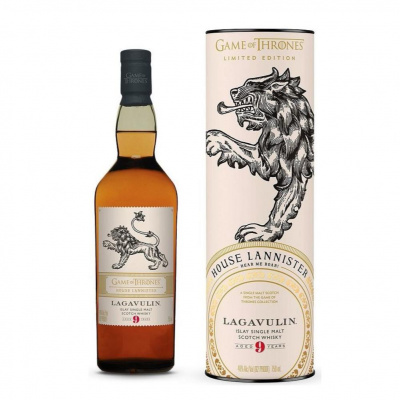 Lagavulin 9 Year Old Game of Thrones House Lannister 46 % 0,7 l (tuba)