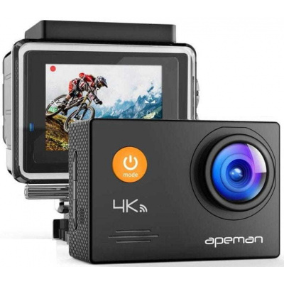 Apeman Odolná digitální kamera A79, 4K Ultra HD, vodotěsné pouzdro do 40 m