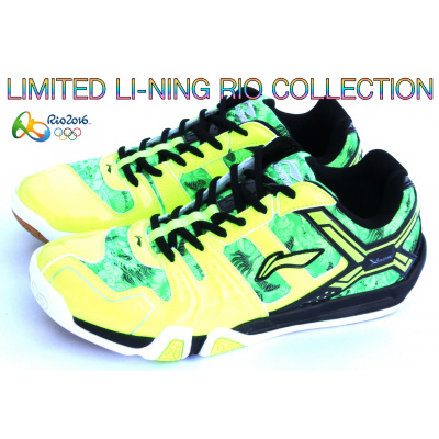 LI-NING RIO LIMITED - STORM RIO, Pánská sálová obuv - limitovaná edice Velikost: 7 USm (EUR 39a2/3, délka stélky 245mm)