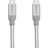 Verbatim USB-C/USB-C 0,3m stříbrný datový kabel (48867) Datový kabel