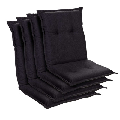 Blumfeldt Prato, čalouněná podložka, podložka na židli, podložka na nižší polohovací křeslo, na zahradní židli, polyester, 50 x 100 x 8 cm (CPT10_10221432-4_)