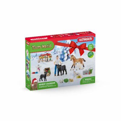 Schleich Farm World 98643 Adventní kalendář 2022 domácí zvířata