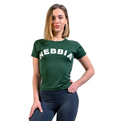 Nebbia Classic Hero tričko 576 dark green - S