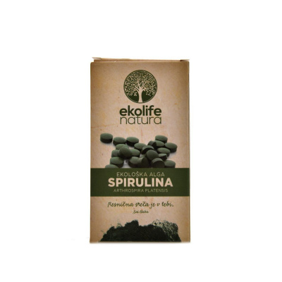 Ekolife natura Algae Spirulina Organic 240 tablet (Bio řasa spirullina)