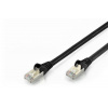 344691 - Digitus Ednet Patch kabel, CAT6, RJ45 samec/samec, 10,0 m, S-FTP, AWG 27/7, LSZH, černý - 84589