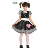 Zlá panenka - dětský kostým - věk 5 - 6 roků - 110 - 115 cm