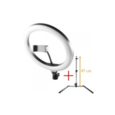 LED prstencová selfie lampa 20cm 40W se stmívačem