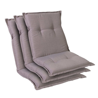 Blumfeldt Prato, čalouněná podložka, podložka na židli, podložka na nižší polohovací křeslo, na zahradní židli, polyester, 50 x 100 x 8 cm (CPT10_10271964-3_)