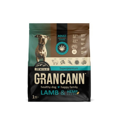 Grancann Lamb&Hemp seeds Adult small&medium breeds 1 kg