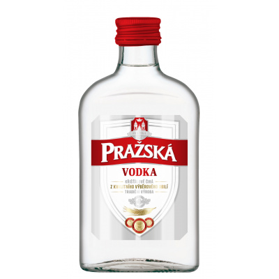 Pražská vodka original 100% obilná Alk. 37,5% Obj. 0,2l