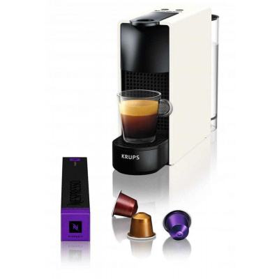 Nespresso kávovar na kapsle Krups Essenza Mini, bílý XN1101