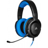 CORSAIR herní headset HS35 Blue Černá-modrá
