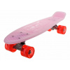 Sulov® Penny board 22" BURN RIDER růžový fosforeskující, blikající kolečka