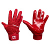 BARNETT FLG-03 červené rukavice na americký fotbal pro profesionální lajny, OL, DL XL