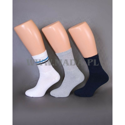 Ponožky E&E 024 A'5 - 35-38 - světle šedá