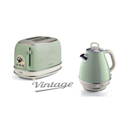 Ariete Vintage výhodný SET (155/14 toastovač + 2869/04 rychlovarná konvice)