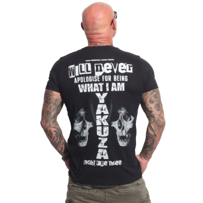 Yakuza pánské tričko Apologise T-Shirt black 4XL