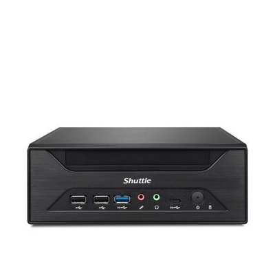 Shuttle XPC slim XH610 černá / Bez CPU (LGA1700/Intel Core 12th Gen) / 2xDDR4 / 3xSATA / 1x M.2 / 2xLAN / Bez OS (XH610)