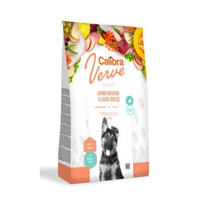 Calibra Dog Verve GF Junior M&L Chicken&Duck 2 kg