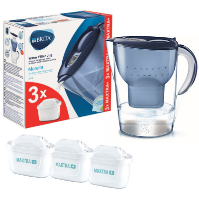 Brita Konvice - Filtrační konvice Marella Cool Memo, objem 2400 ml, modrá 1039271