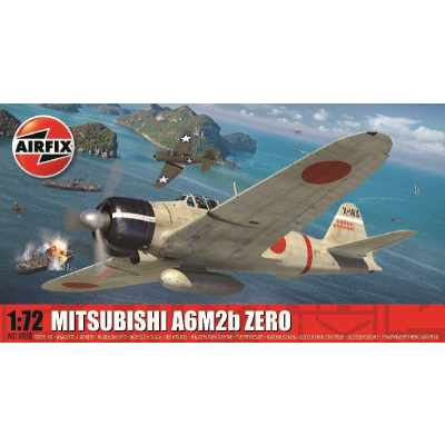 * AIRFIX Classic Kit letadlo A01005B - Mitsubishi A6M2b Zero 1:72