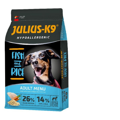 Julius K9 Adult Hypoallergenic RYBA A RÝŽE 3 kg