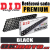 Řetězová sada D.I.D Premium ZVM-X2 X-ring BLACK + kalená řetězová kola Honda CBF 600 S ABS 04-07