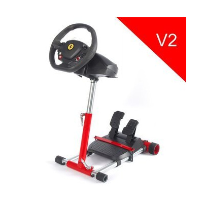 Wheel Stand Pro, stojan na volant a pedály pro Thrustmaster SPIDER, T80/T100,T150,F458/F430, červený