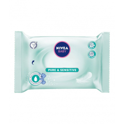 Nivea Baby Čisticí ubrousky Pure & Sensitive 63ks