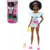 MATTEL BRB Barbie Deluxe panenka trendy bruslařka set s pejskem a doplňky - 13080