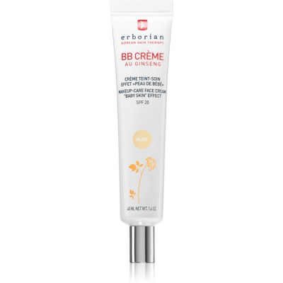 Erborian BB Cream tónovací krém pro dokonalý vzhled pleti SPF 20 velké balení odstín Nude 40 ml