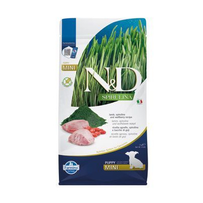 N&D SPIRULINA DOG Puppy Mini Lamb & Wolfberry 2kg