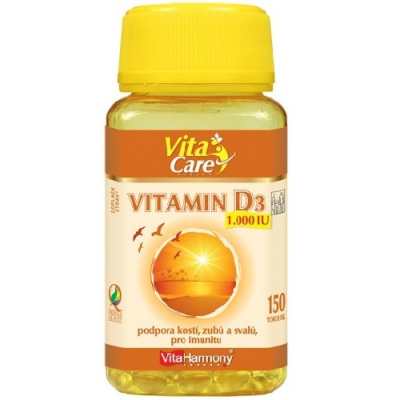 Vitaharmony Vitamin D3 150 kapslí