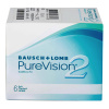 BAUSCH & LOMB PureVision® 2 HD 6 čoček - Dioptrie: -11,00, Zakřivení: 8,6, Průměr: 14,0